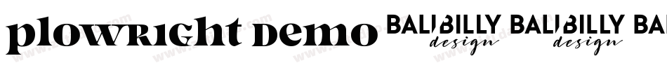 Plowright Demo字体转换